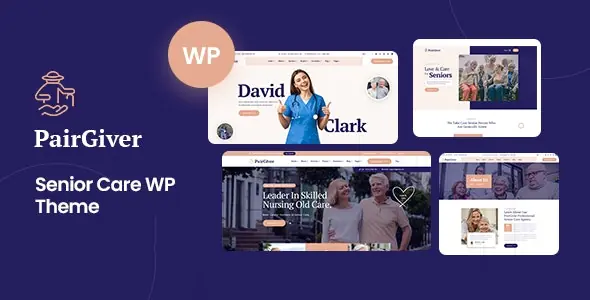 WordPress主题Pairgiver 1.0.1 养老院和老年人康养护理网站WP主题 - 图片1