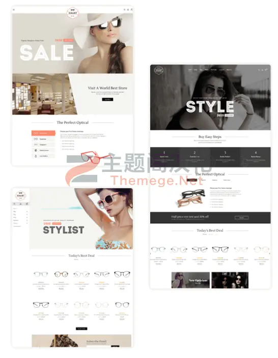 WordPress主题Smart Eye 1.0.1 眼镜|家具|化妆品|时装专卖店WooCommerce主题 - 图片2