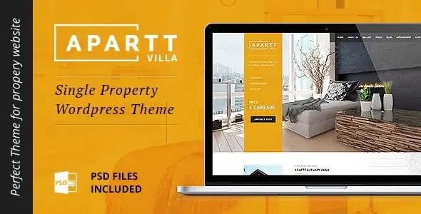 WordPress主题Apartt Villa房地产中介和物业公司网站模板 - 图片1
