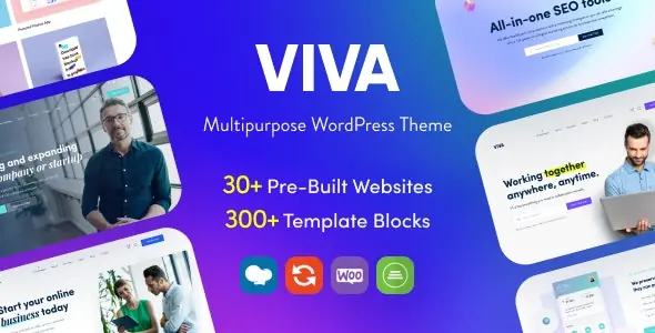 Viva含30组各行业演示企业建站WordPress主题 - 图片1