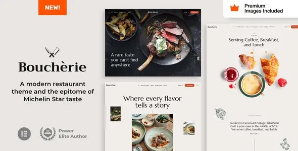 Boucherie WordPress主题_寿司店牛排馆网站模板