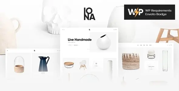 Iona WordPress主题_极简手工艺品电商模板
