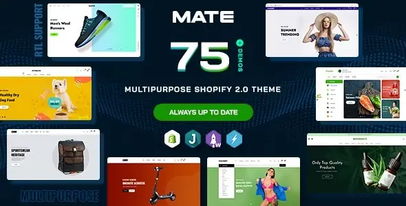 Mate含75演示高转化率时尚配饰和运动鞋购物网站Shopify主题V1.5.0 - 图片1 Mate含75演示高转化率时尚配饰和运动鞋购物网站Shopify主题V1.5.0 - 图片1