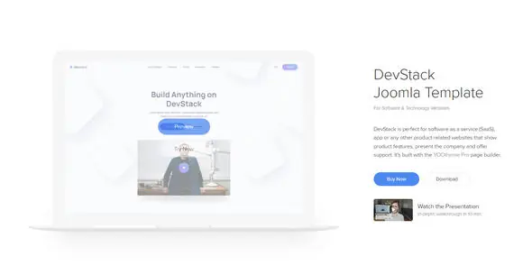 DevStack软件和SaaS服务功能展示网站Joomla5主题 - 图片1