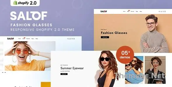 Salof太阳镜墨镜精品店Shopify主题 - 图片1 Salof太阳镜墨镜精品店Shopify主题 - 图片1