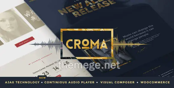 Croma(v3.6.2)音乐制作人&演唱会网站WordPress主题 Croma(v3.6.2)音乐制作人&演唱会网站WordPress主题
