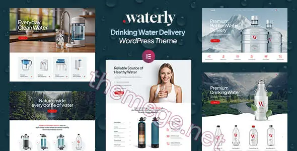 Waterly v3.1 WordPress桶装水送水公司主题 - 图片1