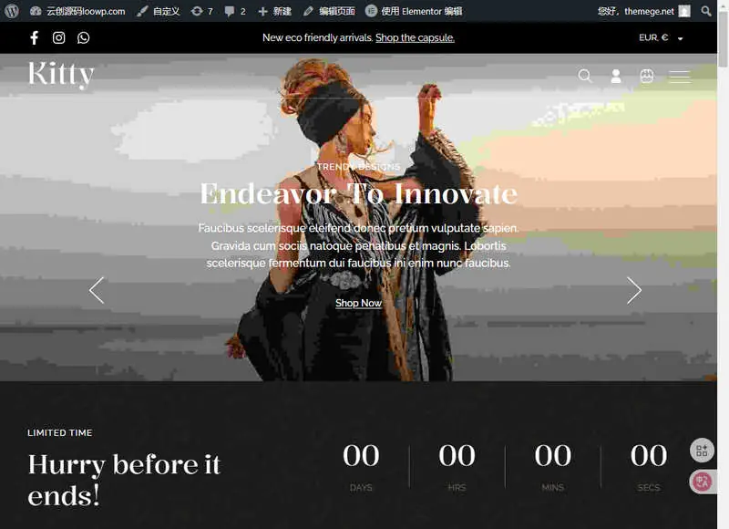 Katty v1.0.3 WordPress女装护肤霜跨境电商主题 - 图片4 Katty v1.0.3 WordPress女装护肤霜跨境电商主题 - 图片4