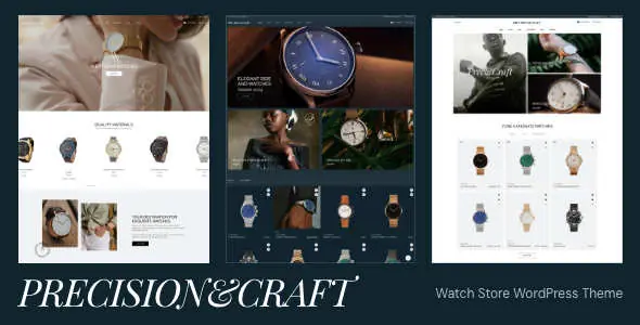 Precision&Craft高端手表WordPress主题V1.0.1:精品手表跨境电商模板 Precision&Craft高端手表WordPress主题V1.0.1:精品手表跨境电商模板