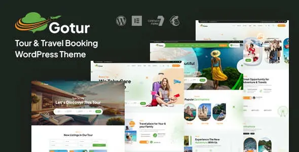 Gotur旅行预订WordPress主题 - 旅行社企业建站模板 Gotur旅行预订WordPress主题 - 旅行社企业建站模板
