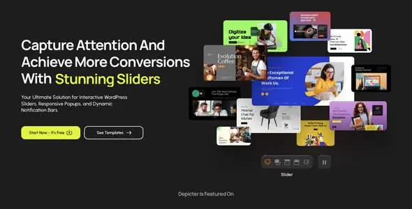 Depicter v4.7.1 WordPress弹窗&轮播设计插件 Depicter v4.7.1 WordPress弹窗&轮播设计插件