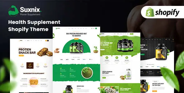 Shopify主题Suxnix_健康保健品电商独立站模板