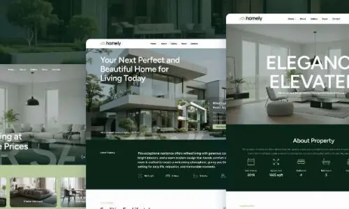 Homely楼盘展示WordPress主题_房地产中介网站模板
