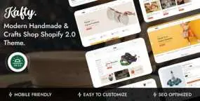 Kafty手工艺品跨境电商独立站Shopify主题v1.0.1