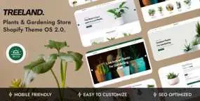 Treeland绿植电商平台Shopify主题_3D模型+AR展示