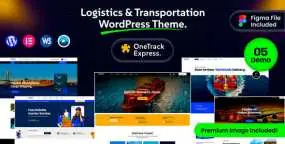 Onetrack物流运输WordPress主题_供应链企业网站模板