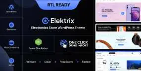 Elektrix WordPress主题_手机数码家电跨境电商模板