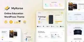 MyKorse WordPress主题_远程教育课程销售网站模板