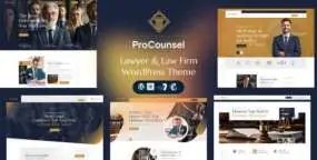ProCounsel律师事务所WordPress主题 | 法律顾问网站模板