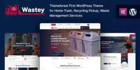 Wastey垃圾分类回收WordPress主题_环保企业网站模板