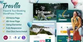 Travlla 1.1 WordPress旅游预订&旅行社网站主题