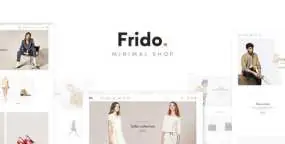 Frido服装潮牌电商WordPress主题_轻奢电商购物网站模板