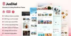 JusDial 1.1.5 企业黄页与同城分类信息WordPress主题