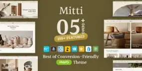 Mitti家具家居D2C品牌Shopify主题_家居日用品电商模板