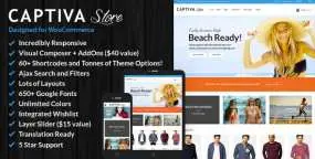 【Captiva v2.5】响应式多用途WooCommerce主题