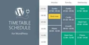 Timetable Responsive Schedule(v7.5)日历和时间表生成器WordPress插件