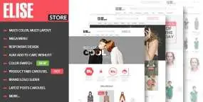 【Elise v1.3.5】响应式时装店WooCommerce主题