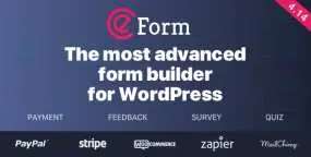 eForm汉化版(v4.19.1)表单生成器WordPress插件+扩展组件包