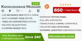BWL Knowledge Base Manager汉化版_知识库帮助中心WordPress插件_含扩展组件