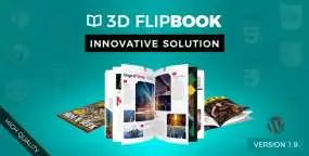 3D FlipBook汉化版_图片PDF浏览3D翻页效果WordPress插件