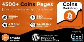 Coins MarketCap破解版_WordPress加密货币行情插件