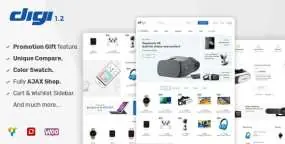 Digi v1.9.6 WordPress数码家电跨境电商主题