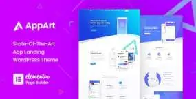 AppArt软件APP落地页宣传展示网站WordPress主题V3.0.4版