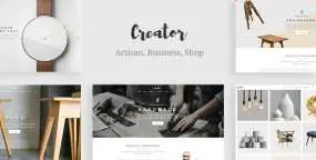 WordPress主题Creator汉化版v1.9.0：手工工匠作品集展示WordPress主题