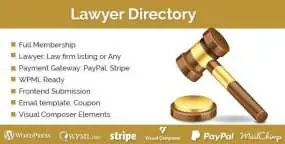 Lawyer Directory律师和律师事务所目录网站WordPress插件V1.3.1