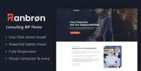 WordPress主题Ranbron商务业务咨询企业网站模板V3.2