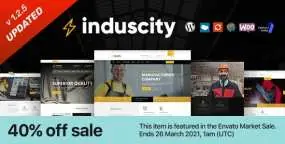 Induscity(v1.4.7)工厂工业和制造业官方网站WordPress主题