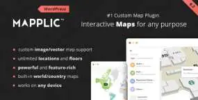 Mapplic汉化版(v8.7.3)交互式地图WordPress插件