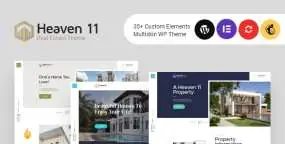 WordPress主题Heaven11公寓房地产租赁企业网站模板