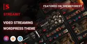 Streamit汉化版_WordPress仿油管影视短视频主题