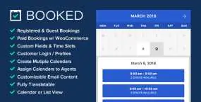 Booked汉化版V2.4.4 企业业务服务预约预订WordPress插件