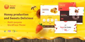 SweetMielo蜂蜜和甜品糕点生产商WordPress主题V1.6.7