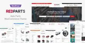 RedParts 1.18.1 汽车零配件销售网站WooCommerce主题