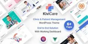 KiviCare医疗诊所和患者护理管理网站WordPress主题