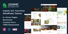 Leganic绿色天然有机食品销售WooCommerce主题1.7.1