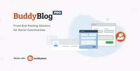 BuddyBlog Pro前端发帖管理WordPress插件
